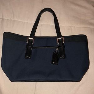 Navy blue Coach handbag